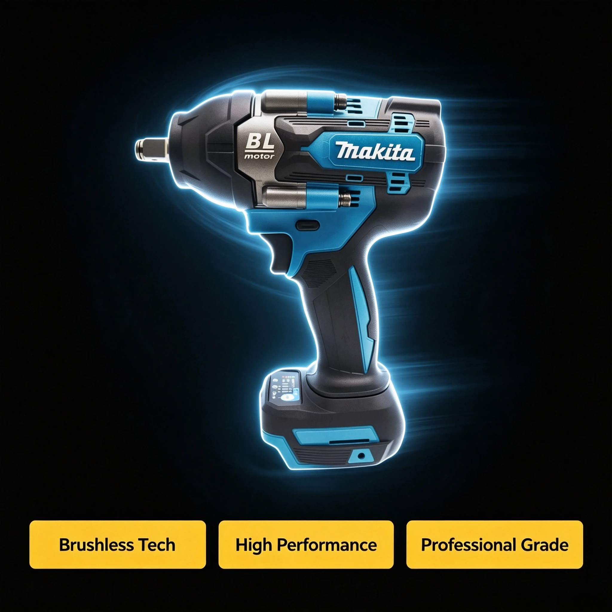 Makita DTW700 Cordless Brushle - đánh giá và giá Impact Driver Cordless