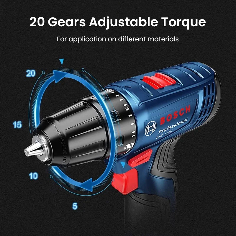Bosch GSR120-LI Electric Drill - đánh giá và giá Impact Driver Cordless