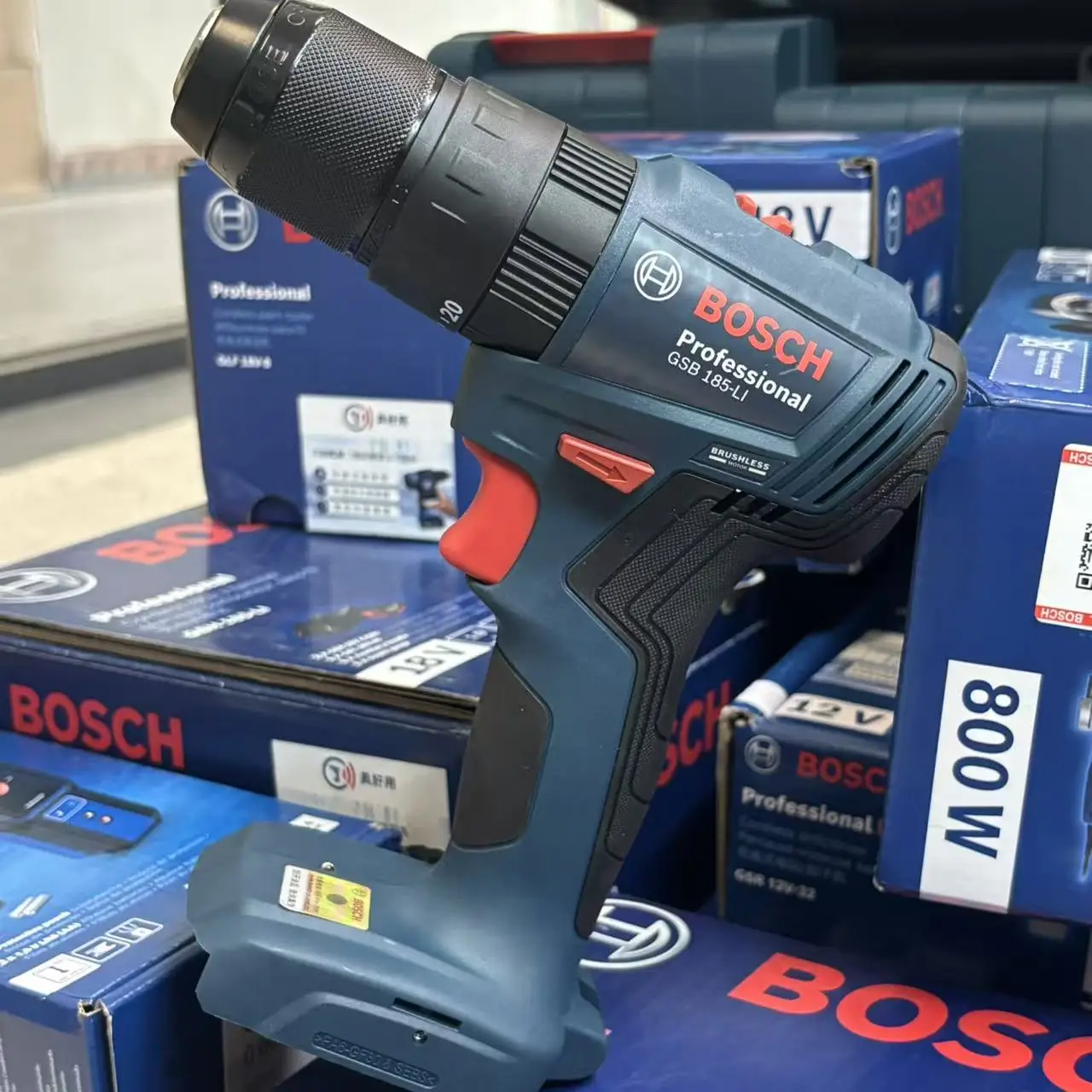 BOSCH GSB 185-LI Brushless Cor - đánh giá và giá Impact Driver Cordless