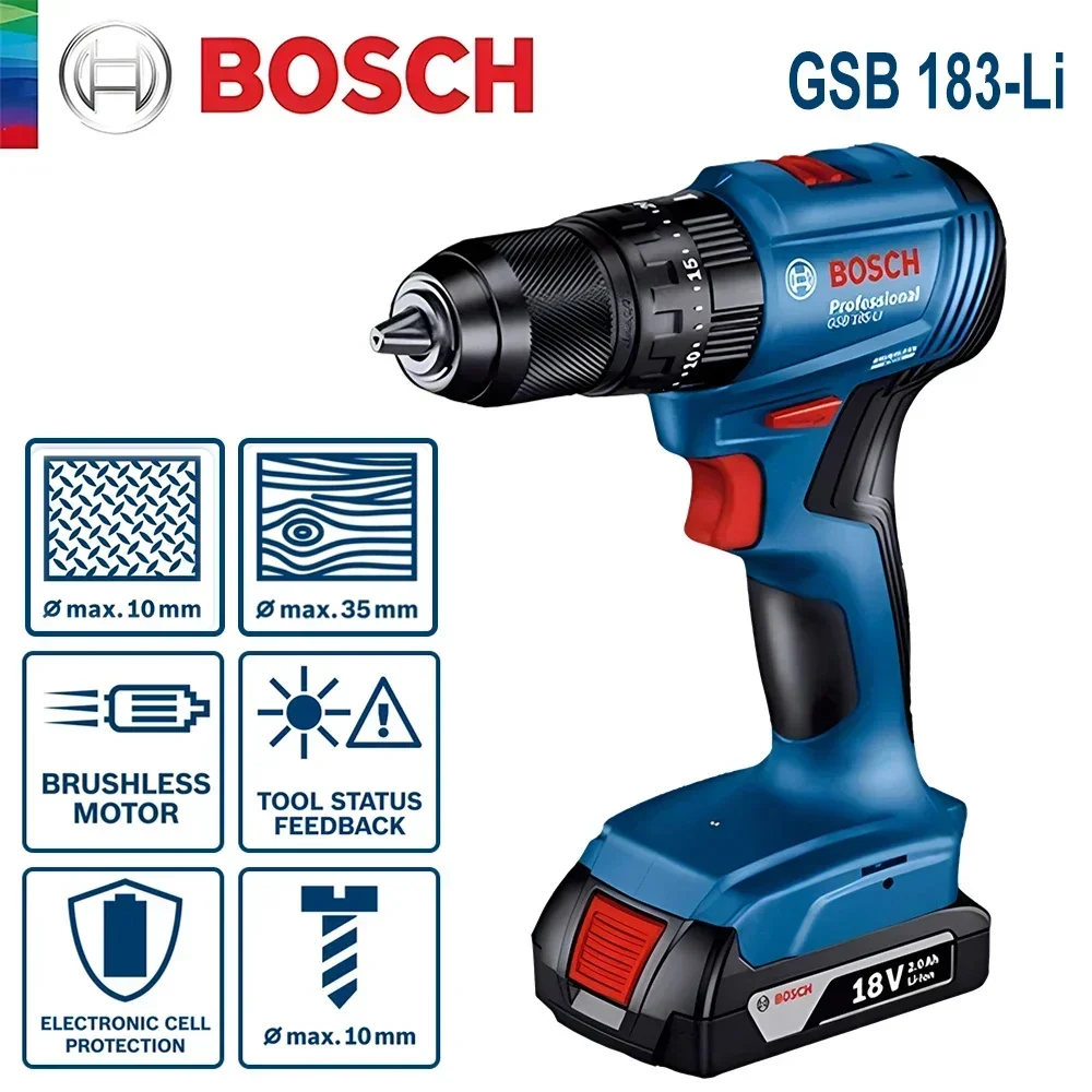 Bosch GSB183-LI 18V Cordless I - đánh giá và giá Impact Driver Cordless