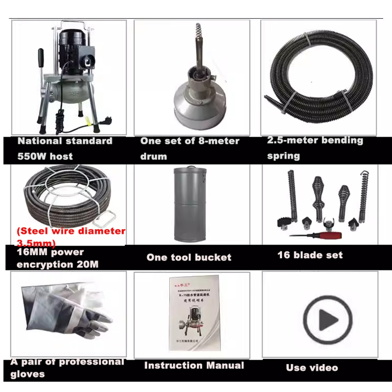 Electric Pipe Dredging Tool  W - đánh giá và giá Power Tools Types