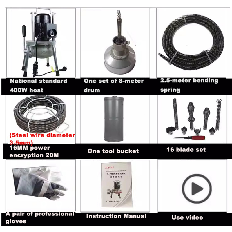 Electric Pipe Dredging Tool  W - đánh giá và giá Power Tools Types