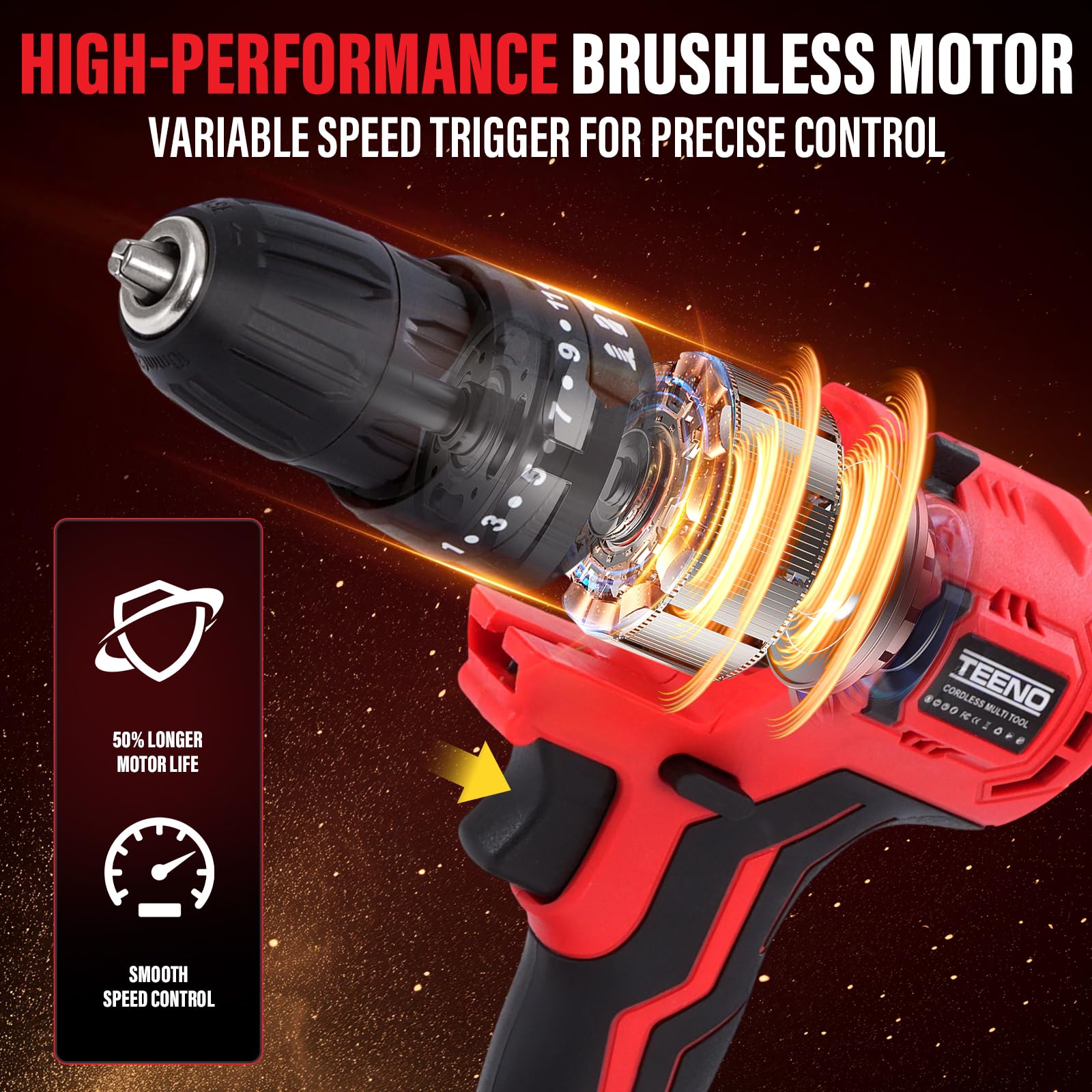 TEENO Brushless Power Tool Com - đánh giá và giá Reciprocating Saw Cordless